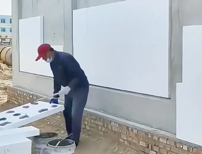 거품 널 외부 벽 해결책